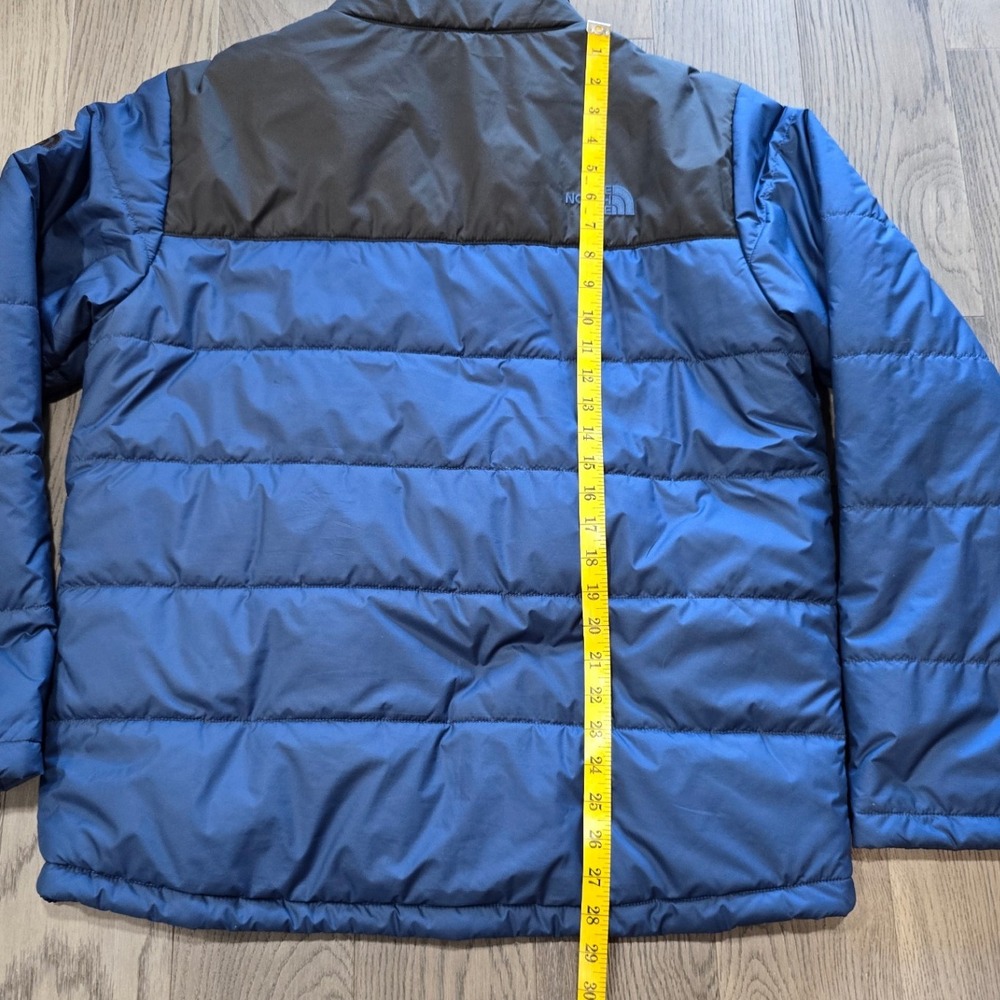 The North Face Everyday Puffer Jacket Blue Black Men's Size L w/3M Logo - Picture 8 of 11
